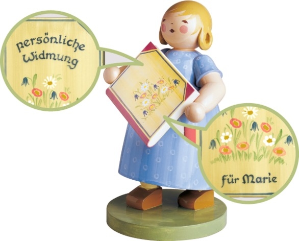 Mädchen mit Malbuch, letztmalig 2025