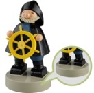 Steuermann, klein, schwarz