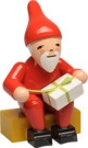 Heinzelmännchen mit Geschenk