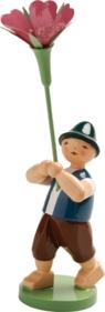 Junge mit Kornrade