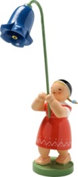 Mädchen mit Glockenblume