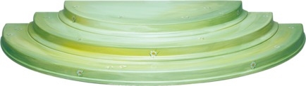 Blumenwiese, 3-stufig, 50 x 26 x 5,5 cm