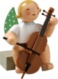 Engel mit Violoncello, sitzend