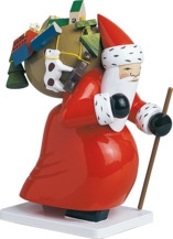Großer Weihnachtsmann mit Spielzeug