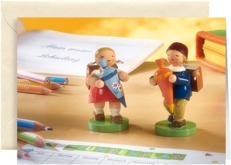 Grußkarte "Schulanfang", mit Briefumschlag