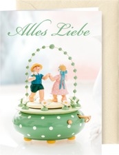 Grußkarte "Alles Liebe", mit Briefumschlag