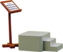 Notenständer für Podium 550/00
