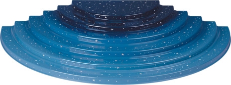 6-stufiger Engelberg, ohne Kerzentüllen 77 x 38,5 x 11,5 cm