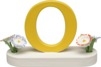 Buchstabe O, mit Blumen