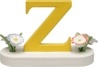 Buchstabe Z, mit Blumen