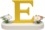 Buchstabe E, mit Blumen