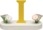 Buchstabe I, mit Blumen