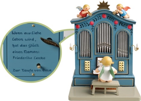 Orgel mit 36-stimmigen Musikwerk, "Ihr Kinderlein" 