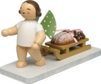 Engel mit Stollen und Lebkuchen