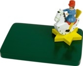 Reiterlein, auf Stern, auf Sockelplatte